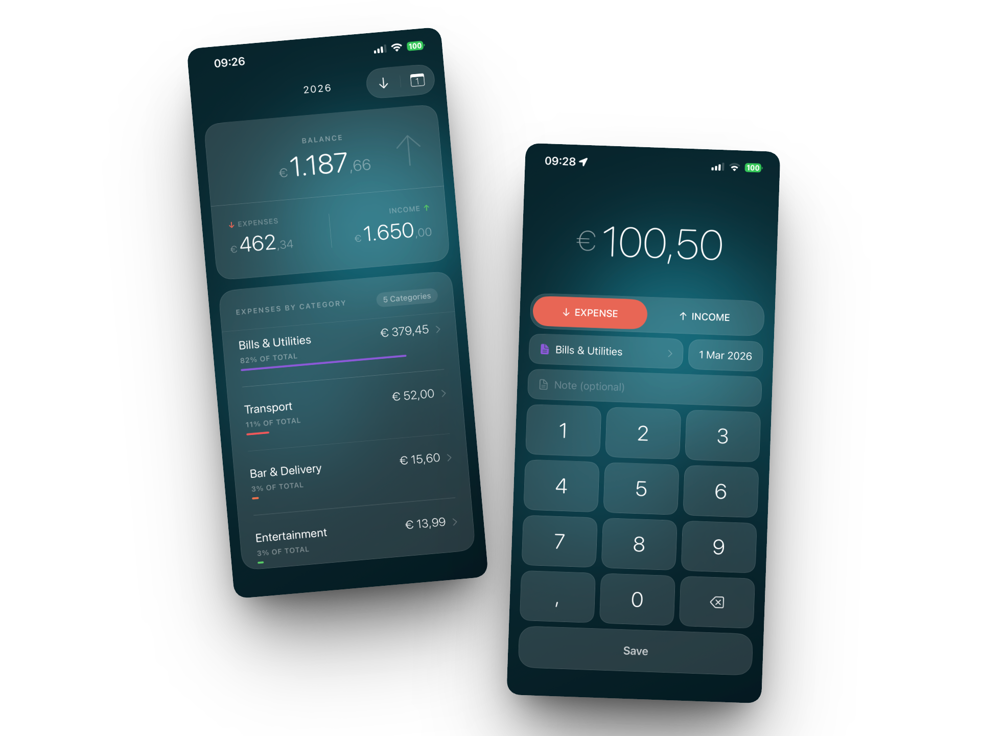 Skei app screenshots